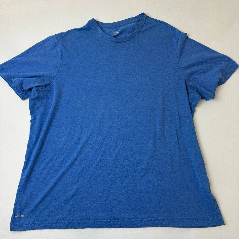 Athletic Works Shirt Mens 2XL Blue DriWorks Athletic Crewneck Performance Tee